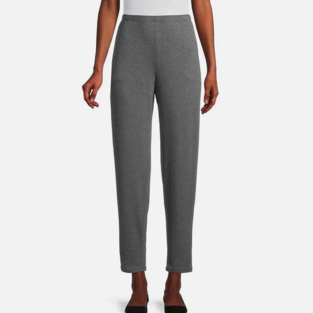 Eileen Fisher Tapered Ankle Pants Ash Gray Size XL